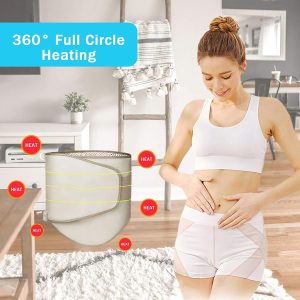 Electric Slimming Belt, With Compress,360° Full Circleheating,4 Massage Modes, Widening, Relieve Belly Waist Pain, Must Plug In Use, Measuring Ruler, For Women & Men