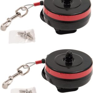 Lixit Bracket Mount And Stake Retractable Leash Tie Outs For Dogs (Stake, Small)