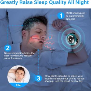 Anti Snoring Devices, Sleep Connection Anti-Snore Wristband, Effective Snoring Solution For Blocked Nostrils Snore Reduction