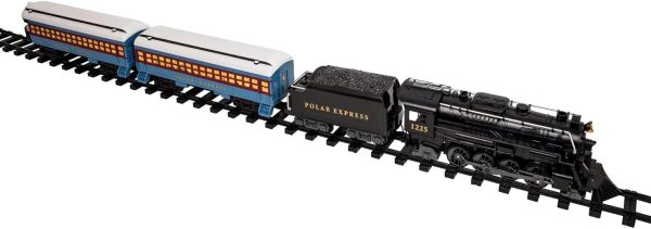 Lionel The Polar Express Ready-To-Play Set, Battery-Powered Berkshire-Style Model Train Set With Remote