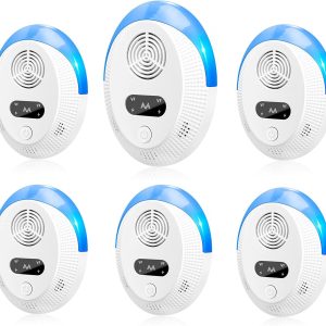 Bectine Ultrasonic Pest Repeller 6 Packs, Indoor Pest Control, Ultrasonic Pest Repellent, Indoor Pest Control For Home, Kitchen, Office, Warehouse, Hotel