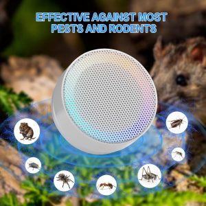 Ultrasonic Pest Repeller, 2024 360° Indoor Ultrasonic Pest Repellent 2 Packs, Electronic Plug In Pest Control Ultrasonic Mouse Repellent For Roach, Rodent, Bugs, Mosquito, Mice, Spider, Ant