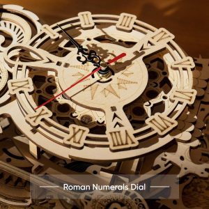 Rokr 3D Wooden Puzzles For Adults Mechanical Clock Kits-Owl Clock, Diy Clock Model Building Kits Educational Brain Teaser Puzzles, Diy Crafts/Hobbies/Gifts Desk Decor For Teens (Owl Clock)