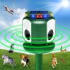 2024 Solar Animal Repeller - 360° Animal Repellent Ultrasonic Outdoor - Deer Cat Repellent Devices Squirrel Dog Repeller With Motion Sensor & Flash For Fox Bird Mole Skunk Coyote Raccoon