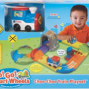 Vtech Go! Go! Smart Wheels Choo-Choo Train Playset, Multicolor