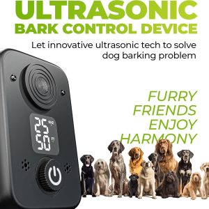 Quietcompanion Anti Barking Device For Dogs, 3 Modes Ultrasonic Bark Box, Bark Control Device, 50 Ft Dog Barking Silencer, Indoor & Outdoor Dog Bark Deterrent Devices.