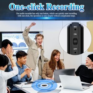 64Gb Digital Voice Recorder With Playback - 750Hours Voice Activated Recorder For Lectures Meetings - Portable Mini Tape Recorder Small Recording Device With Mp3 Music Player And Usb Flash Drives