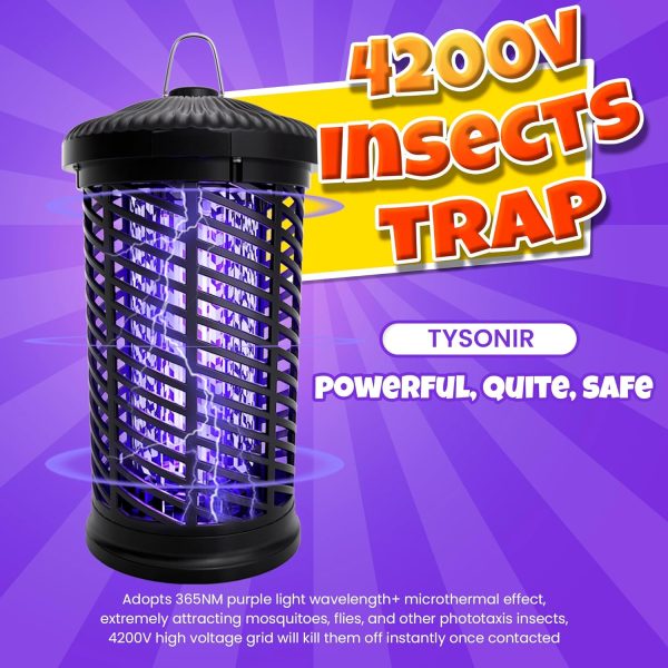 Electric Bug Zapper, Mosquito Zapper Indoor/Outdoor, ?????????? ?????? Waterproof Fly Zapper Mosquito Trap For Home, Patio, Backyard
