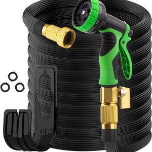 Expandable Garden Hose With 10 Functions Spray Nozzle