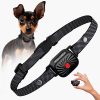 Bark Collar For Small/Medium Dogs, No Shock Anti Bark Collar, Rechargeable Anti Barking Collar W/2 Vibration & Beep Modes, Waterproof Shockless Smart Dog Stop Barking Control Device (Black)