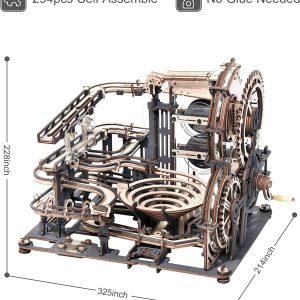 Rokr 3D Wooden Puzzles For Adult, 3D Puzzle Mechanical Marble Model Kits For Adults Diy Toy Hobbies For Adults For Men, Women, Teens