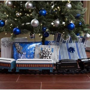 Lionel The Polar Express Ready-To-Play Set, Battery-Powered Berkshire-Style Model Train Set With Remote