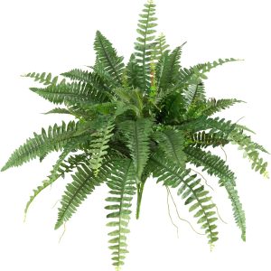 Nearly Natural 40In Artificial Boston Fern Large Hanging Plant, Set Of 2 Artificial Ferns That Look Real For Home Décor