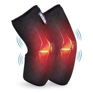 Comfier Heated Knee Brace Wrap With Massage,Vibration Knee Massager With Heating Pad For Knee, Leg Massager, Fsa Or Hsa Eligible,Heated Knee Pad For Stress