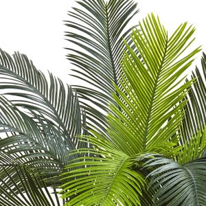 Nearly Natural 6817 Cycas Indoor/Outdoor Uv Resistant Tree, 3',Green