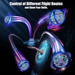 Top Cosmic Globe - Flying Orb Fidget Spinner Toy
