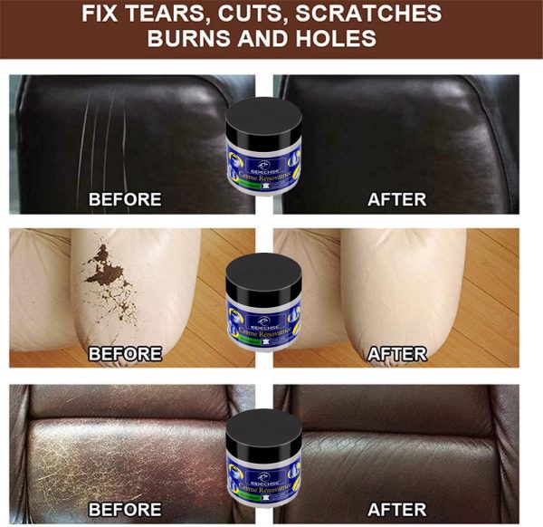 Leather Restoration Repairing Cream For Car Recoloring Kit
