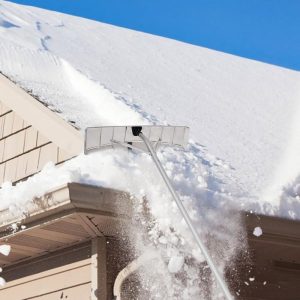 Telescoping Roof Snow Remover Shovel Rake