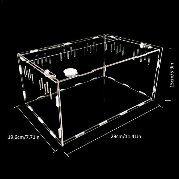 Premium Pvc Transparent Reptile Enclosure Terrarium Tank