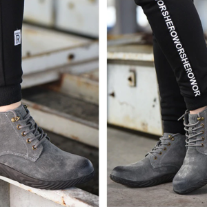 Men'S Composite Steel Toe Work Boots Comfortable