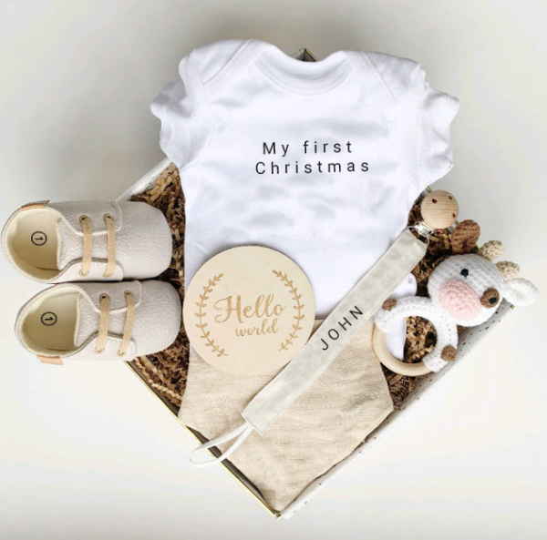 Personalized Custom Baby Gift Set Hamper
