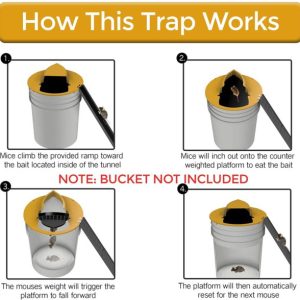 Premium Bucket Lid Mouse Trap
