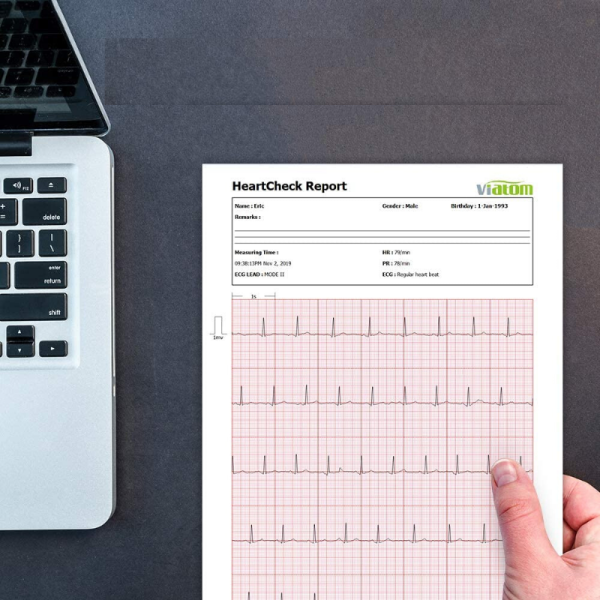 Portable Handheld Chest Heartbeat Home Monitor