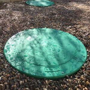 Large Flat Septic Tank Riser Replacement Lid Cover 24