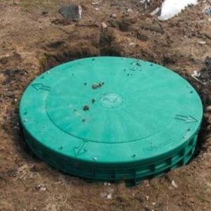 Large Flat Septic Tank Riser Replacement Lid Cover 24