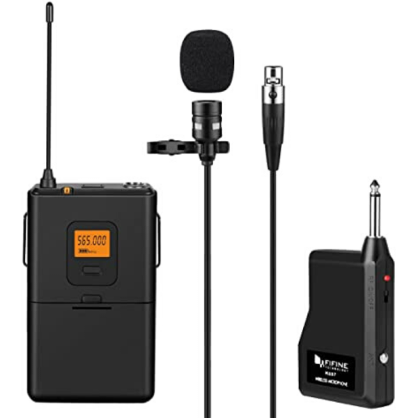 Wireless Lavalier Lapel Microphone System