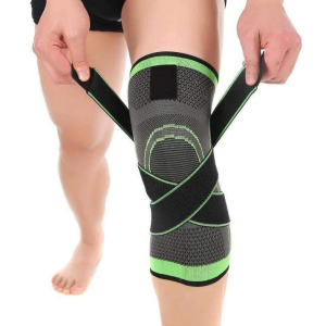 Knee Brace Compression Sleeve With Patella Stability Straps