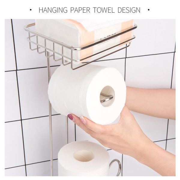 Standing Toilet Paper Roll Holder