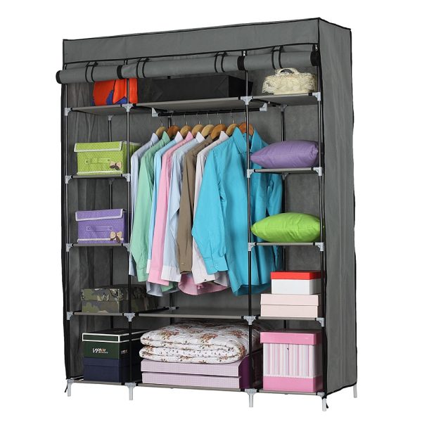 Portable Wardrobe Clothes Closet Storage Organizer