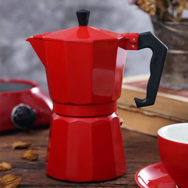 Aluminum Stovetop Moka Coffee Maker Espresso Pot