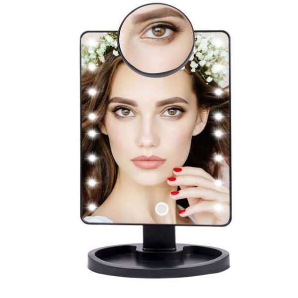 Lighted Magnifying Makeup Mirror Countertop Vanity 10X