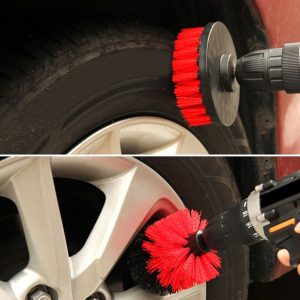 Premium Drill Cleaning Scrub Brush Power Scrubber Attachment Kit