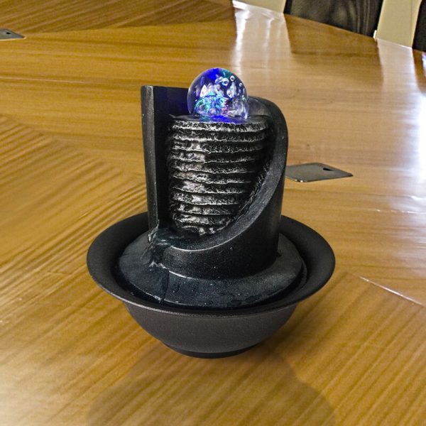 Resin Indoor Tabletop Water Fountain For Desktop