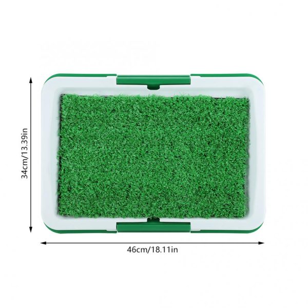 Portable Indoor Dog Porch Potty Grass Pee Pad