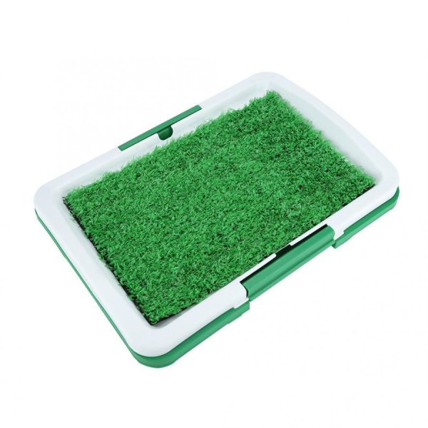 Portable Indoor Dog Porch Potty Grass Pee Pad