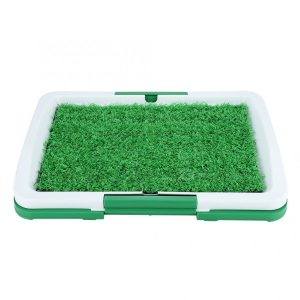 Portable Indoor Dog Porch Potty Grass Pee Pad