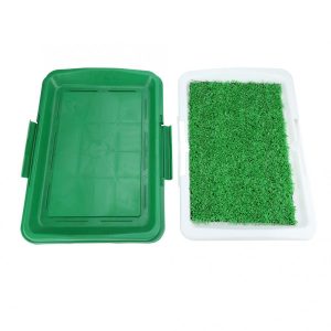 Portable Indoor Dog Porch Potty Grass Pee Pad