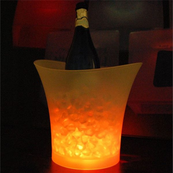 Led Insulated Champagne Ice Chiller Bucket