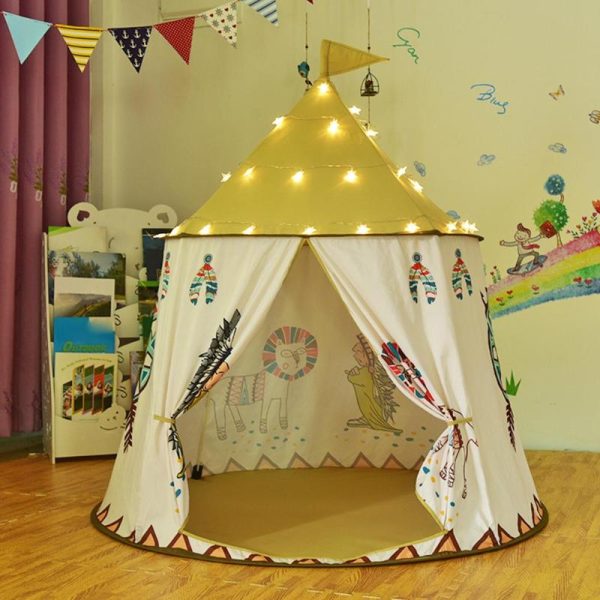 Kids Pop Up Indoor Play Tent Castle House
