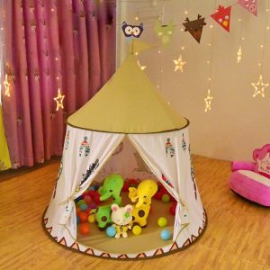 Kids Pop Up Indoor Play Tent Castle House