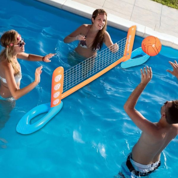 Floating Above Ground Swimming Pool Volleyball Net