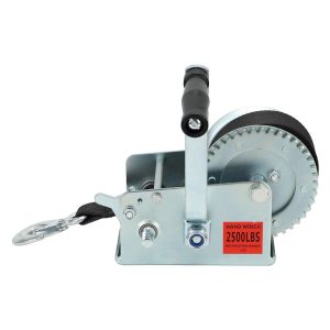 Car Boat Trailer Mounted Manual Hand Winch 2500 Lbs