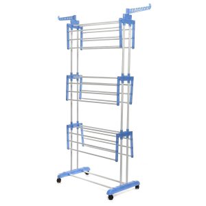 Portable Rolling Clothes Standing Hanger Rack