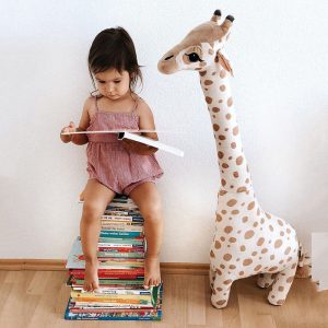 Easy-Care Giraffe Cuddle Toy