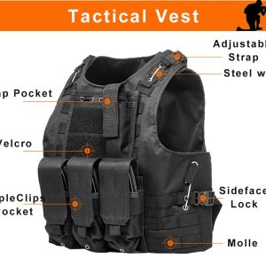 Military Tactical Plate Carrier Vest