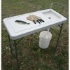 Durable Portable Outdoor Camping Table With Sink And Faucet